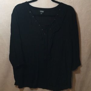 a.n.a black blouse, size XL NWOT